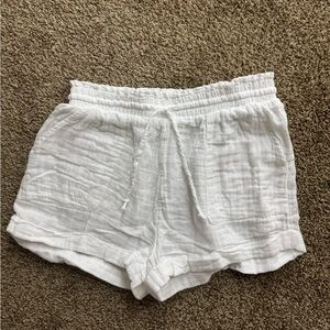 Aeropostale White High Waist Shorts